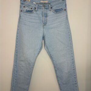 Levi's Wedgie Light Blue Straight Leg Jeans